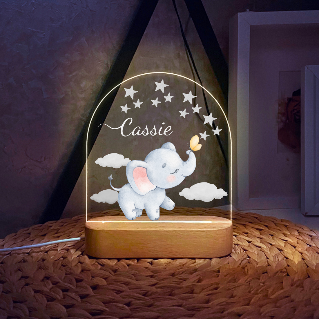 Baby Elephant Night Light