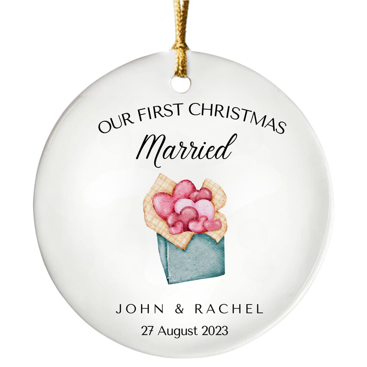 Our First Christmas Married Ornament