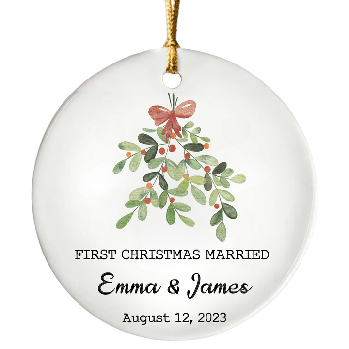 First Christmas Married Ornament