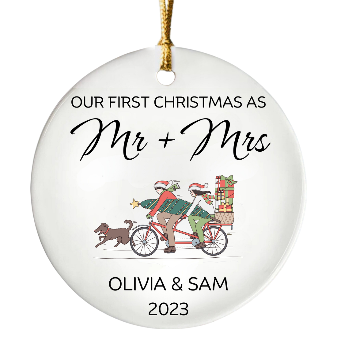 Our First Christmas As Mr & Mrs Ornament