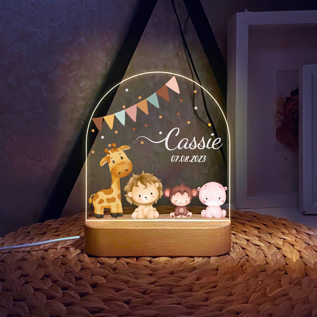 Baby Forest Animals Night Light