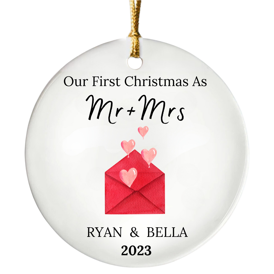 Our First Christmas As Mr & Mrs Ornament