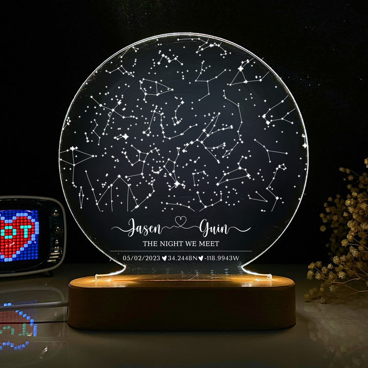 Starmap Night Light as Valentines Day Gift