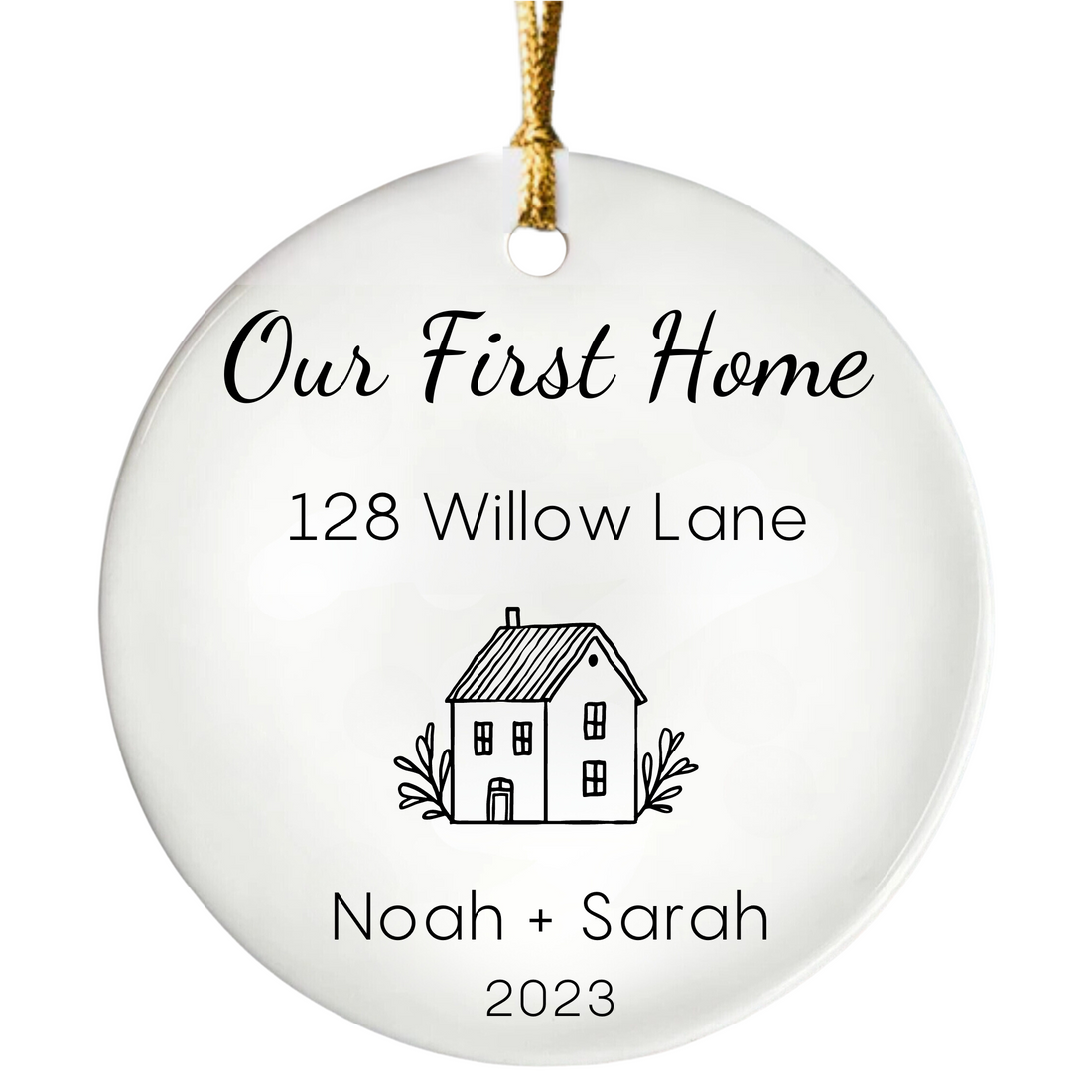 House Address Ornament