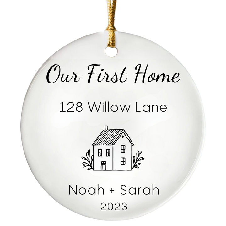 House Address Ornament