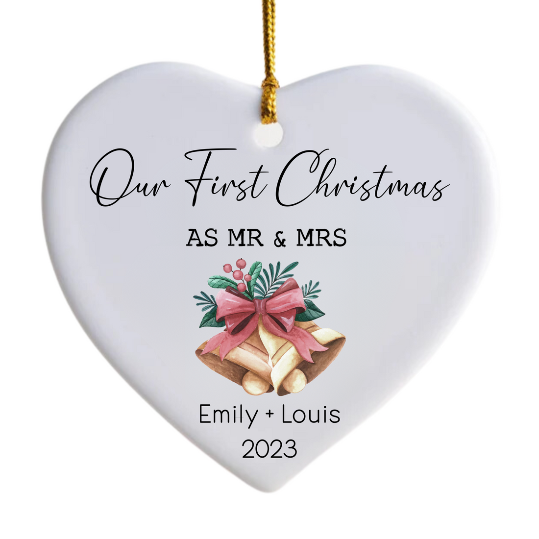 Our First Christmas As Mr & Mrs Ornament