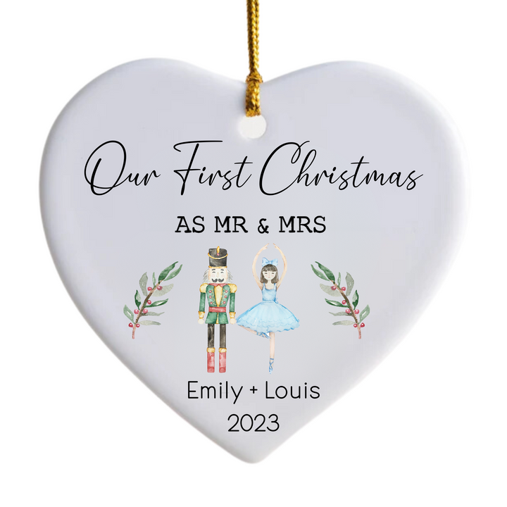 Our First Christmas As Mr & Mrs Ornament