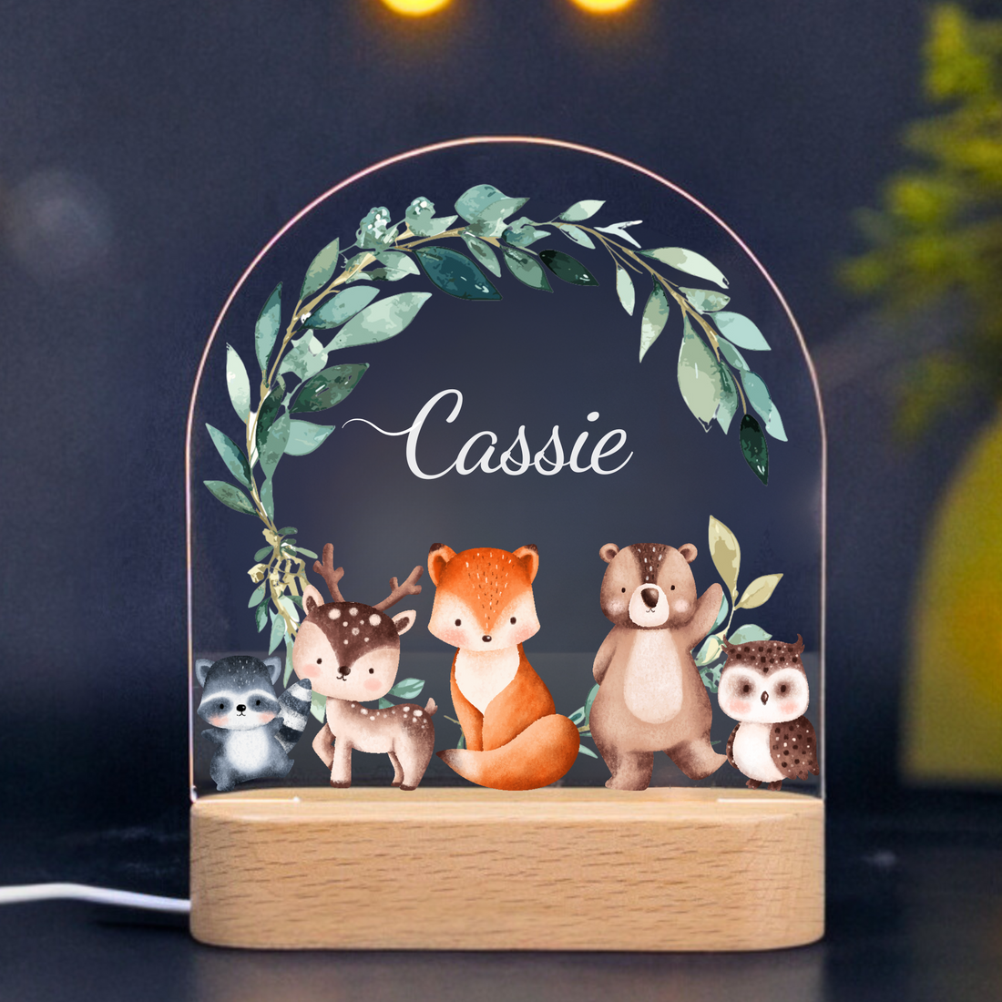 Jungle Safari Friends Night Light