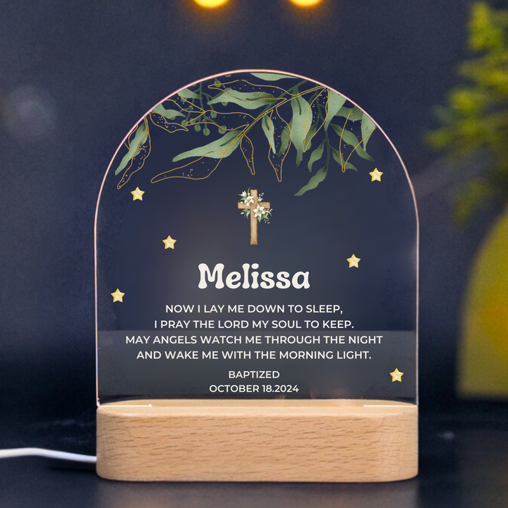 Baby Baptism Night Light