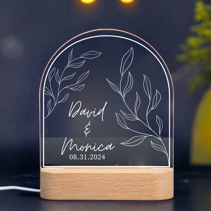 Perfect Memory Gift for Couples Night Light