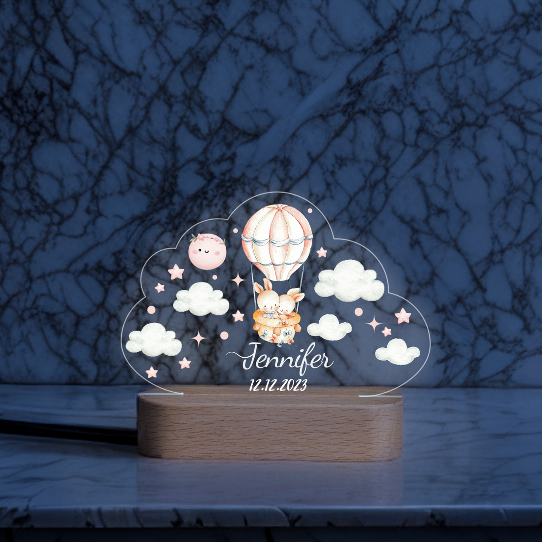 Cloud-Animal Friends Night Light