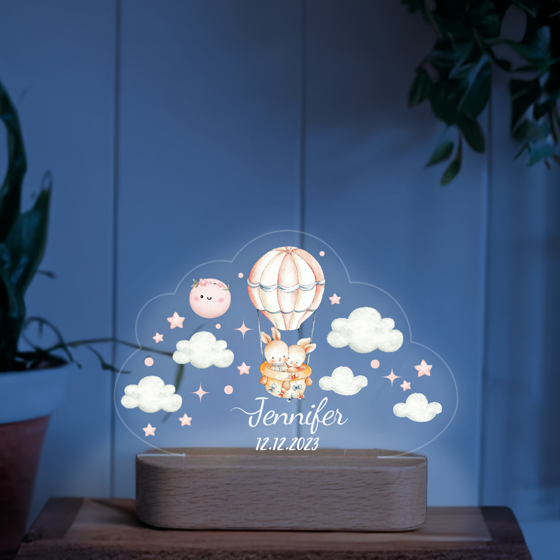 Cloud-Animal Friends Night Light