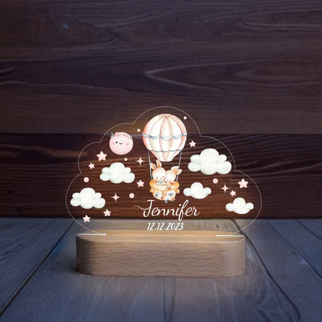 Cloud-Animal Friends Night Light