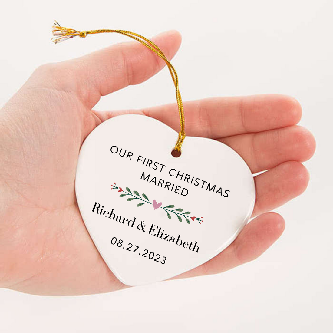 Our First Christmas Married Ornament