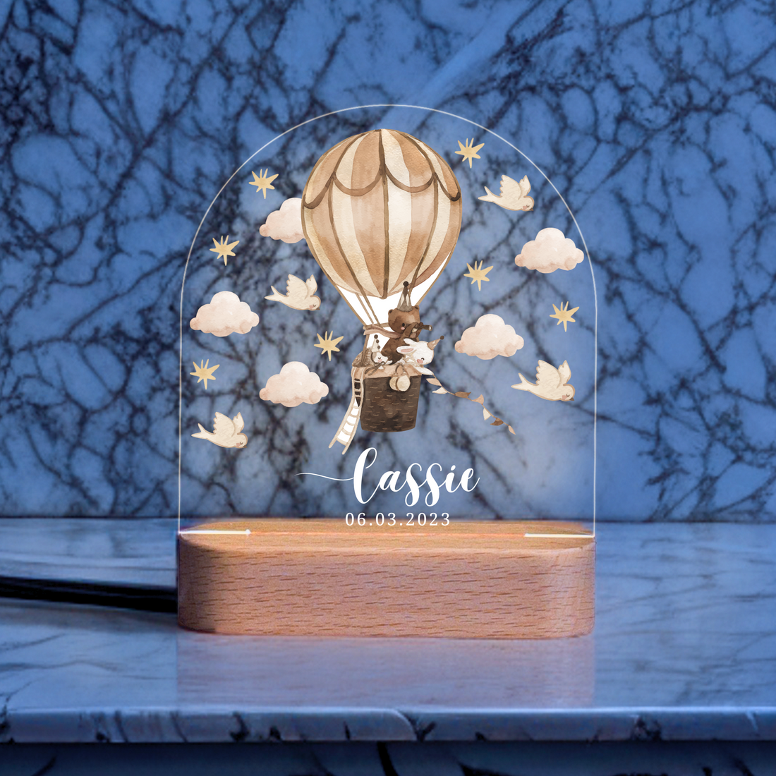 Air Balloon Bedroom Bedside Light