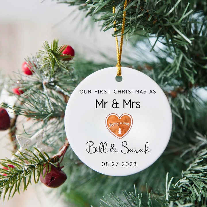 Our First Christmas As Mr & Mrs Ornament