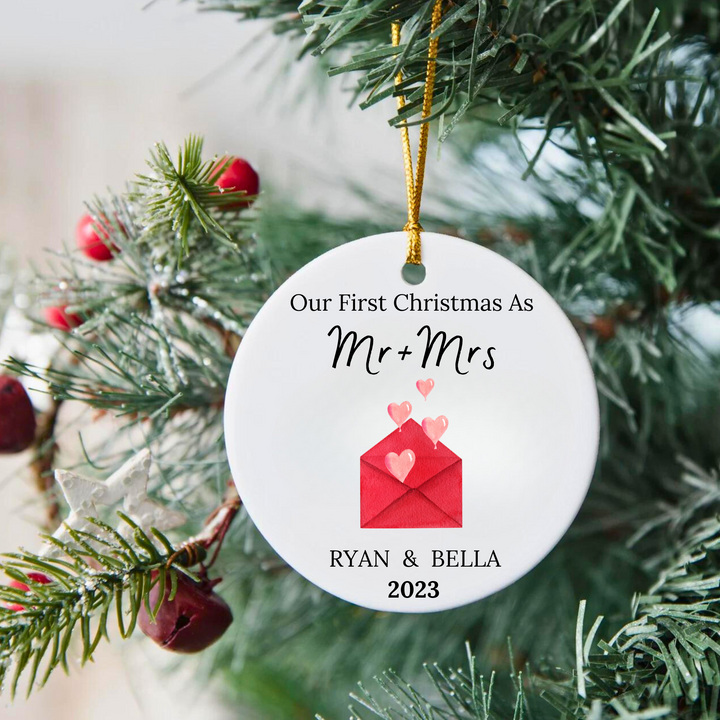 Our First Christmas As Mr & Mrs Ornament