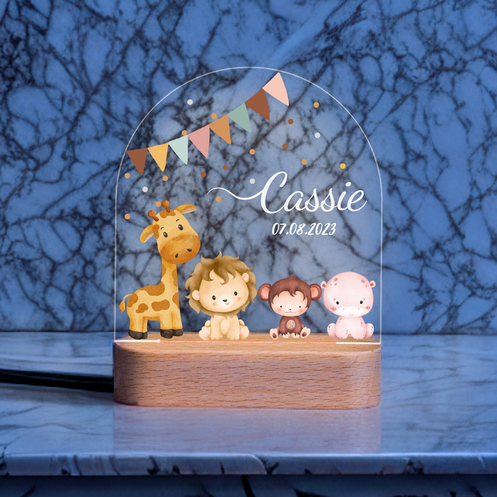 Baby Forest Animals Night Light