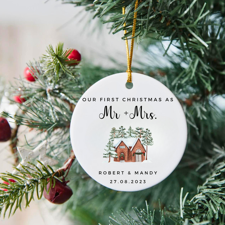 Our First Christmas As Mr & Mrs Ornament