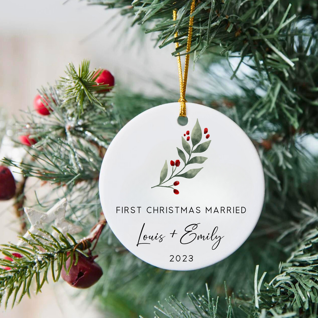 First Christmas Married Ornament