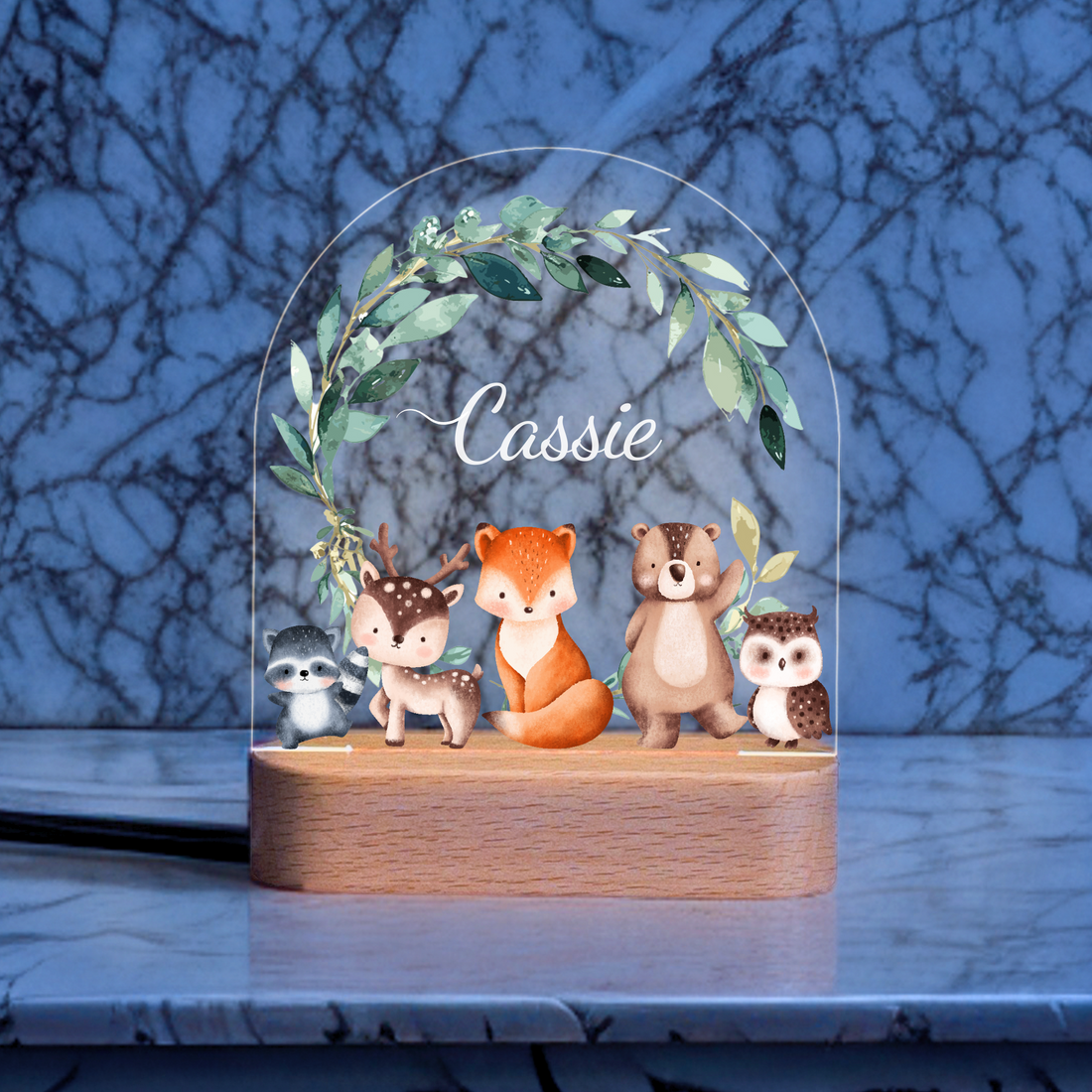 Jungle Safari Friends Night Light