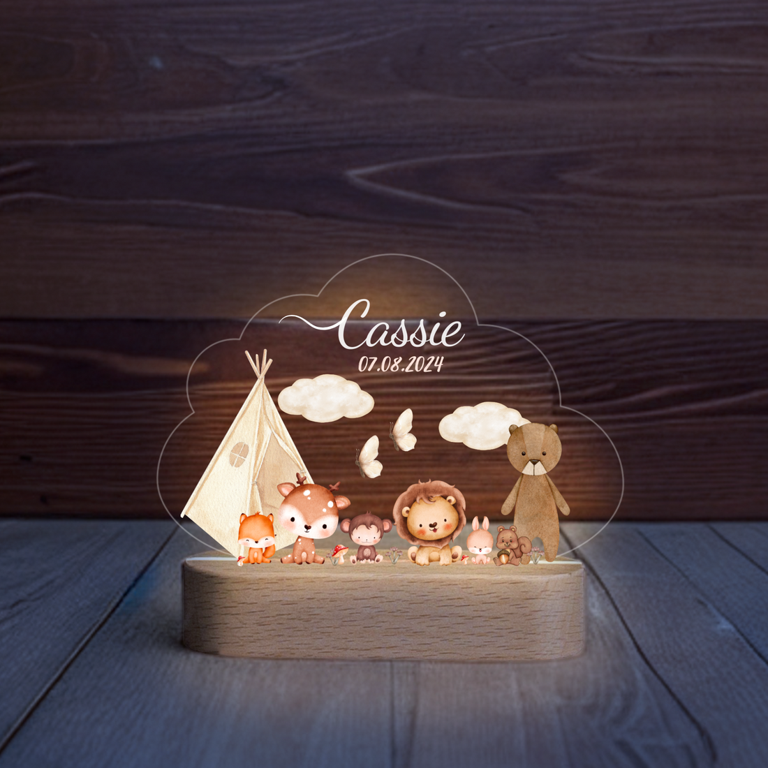 Baby and Kids Name Night Light for Kids