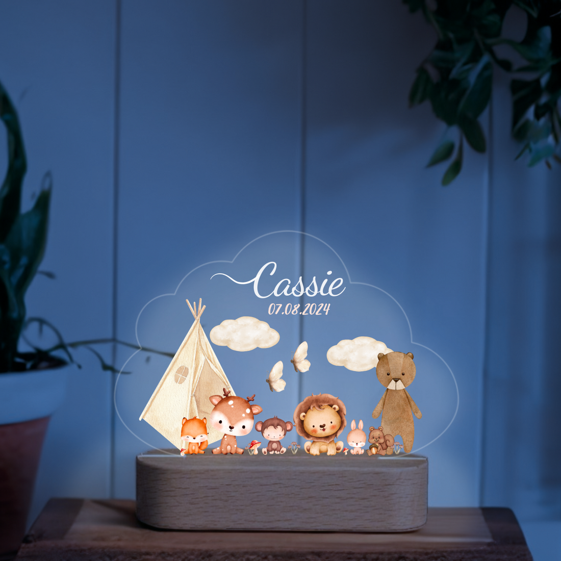 Baby and Kids Name Night Light for Kids