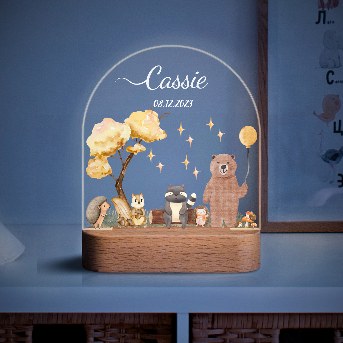 Bear & Forest Friends Nursery Decor