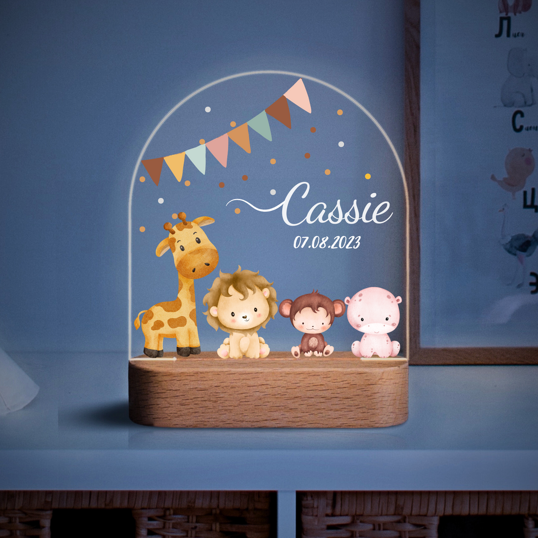 Baby Forest Animals Night Light