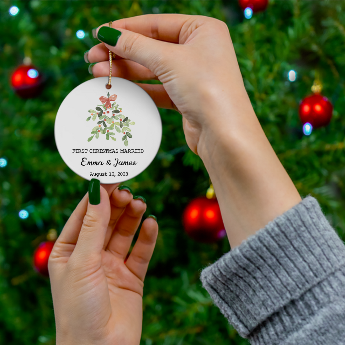 First Christmas Married Ornament