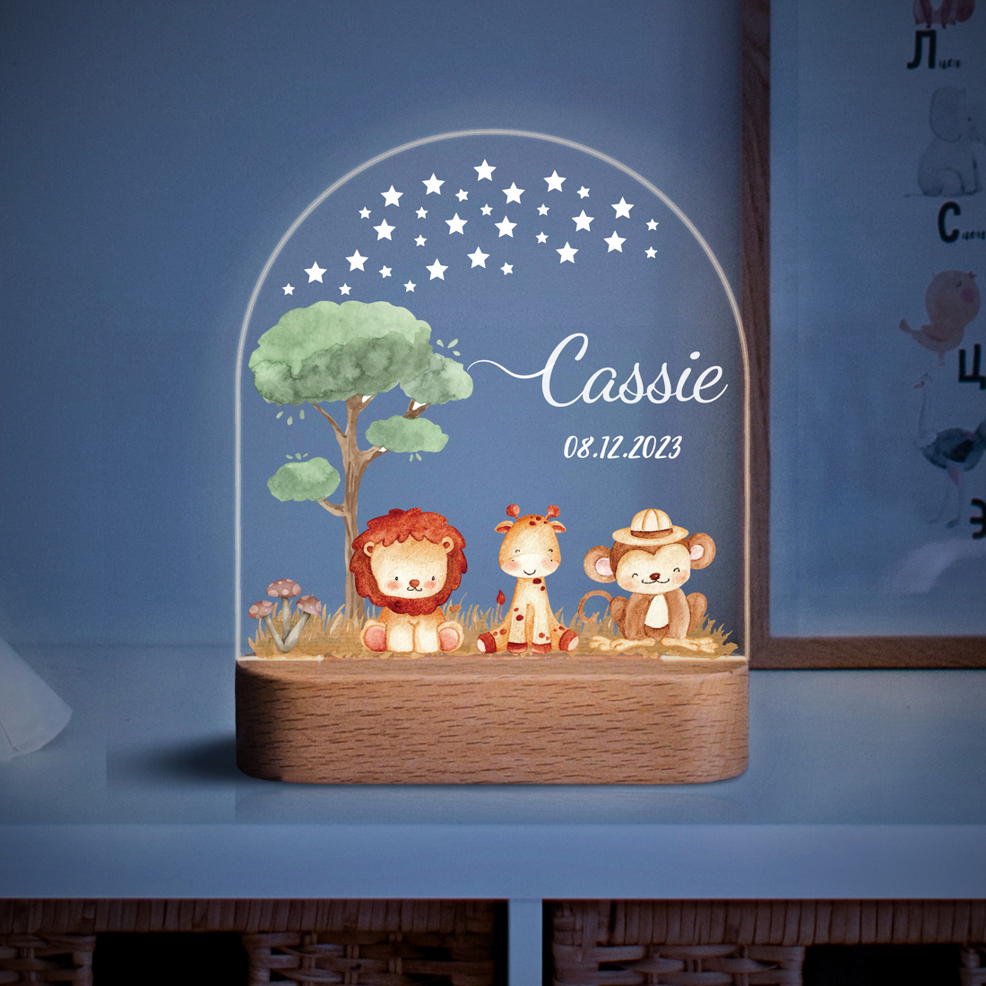 Baby and Kids Name Night Light