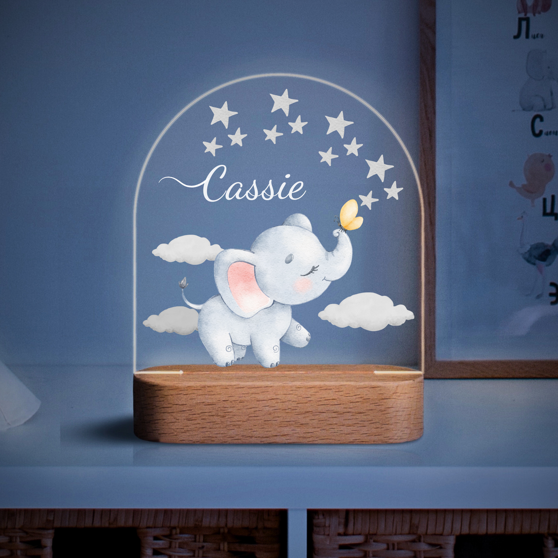 Baby Elephant Night Light