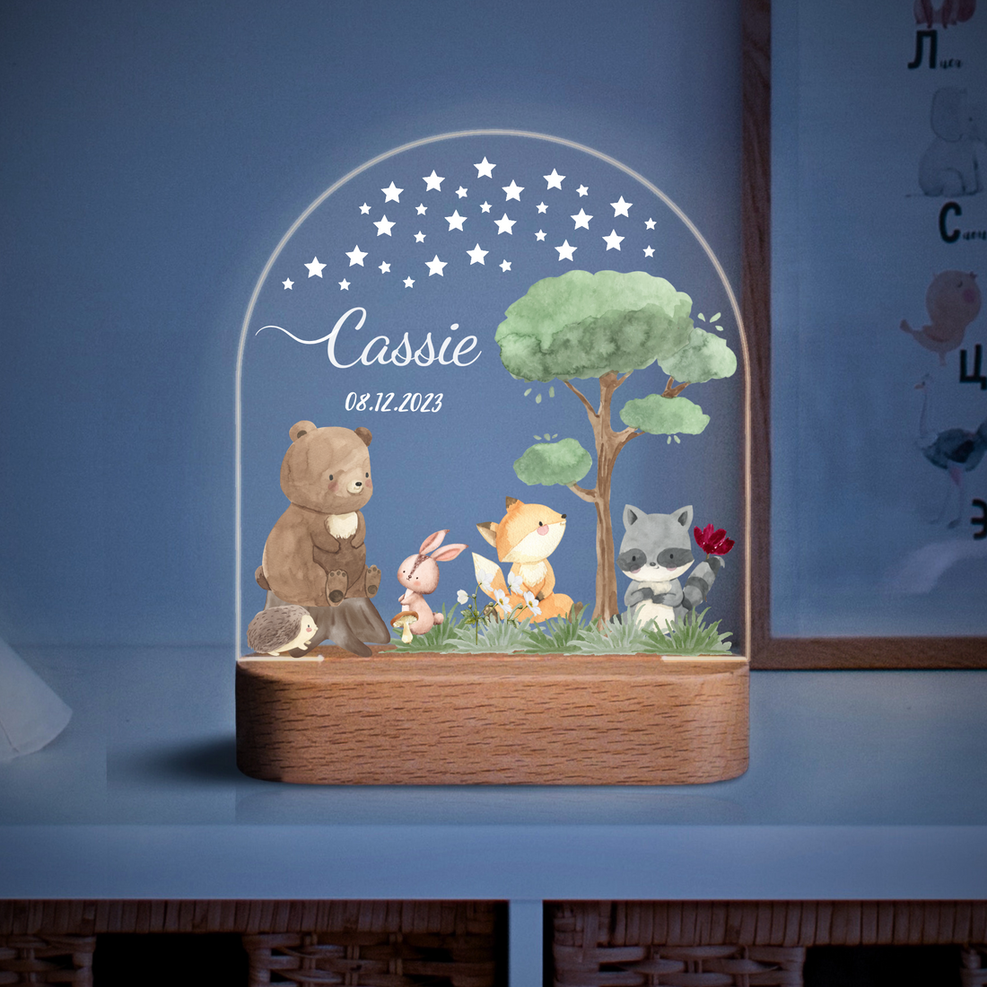 Baby and Kids Name Night Light