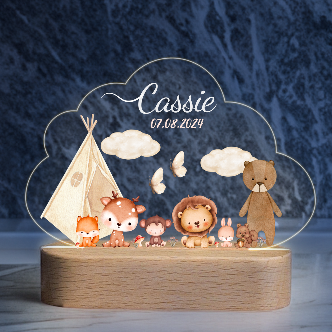 Baby and Kids Name Night Light for Kids