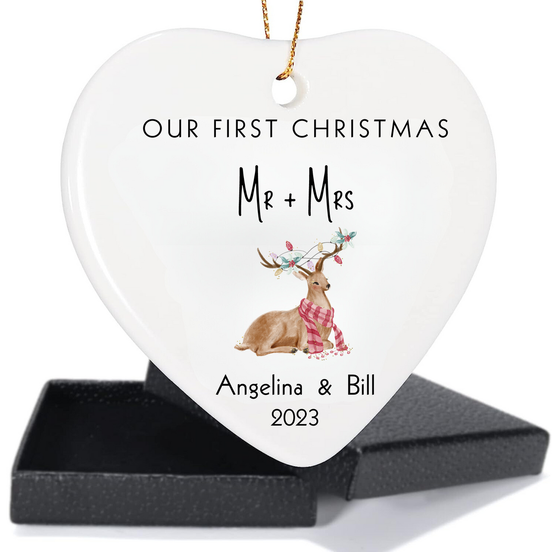 Our First Christmas As Mr & Mrs Ornament