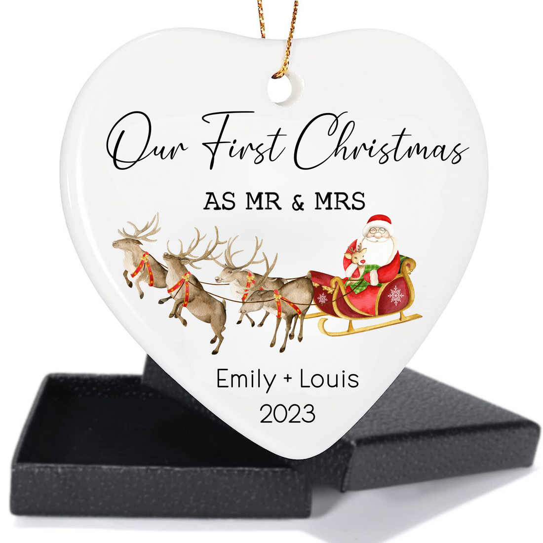 Our First Christmas As Mr & Mrs Ornament