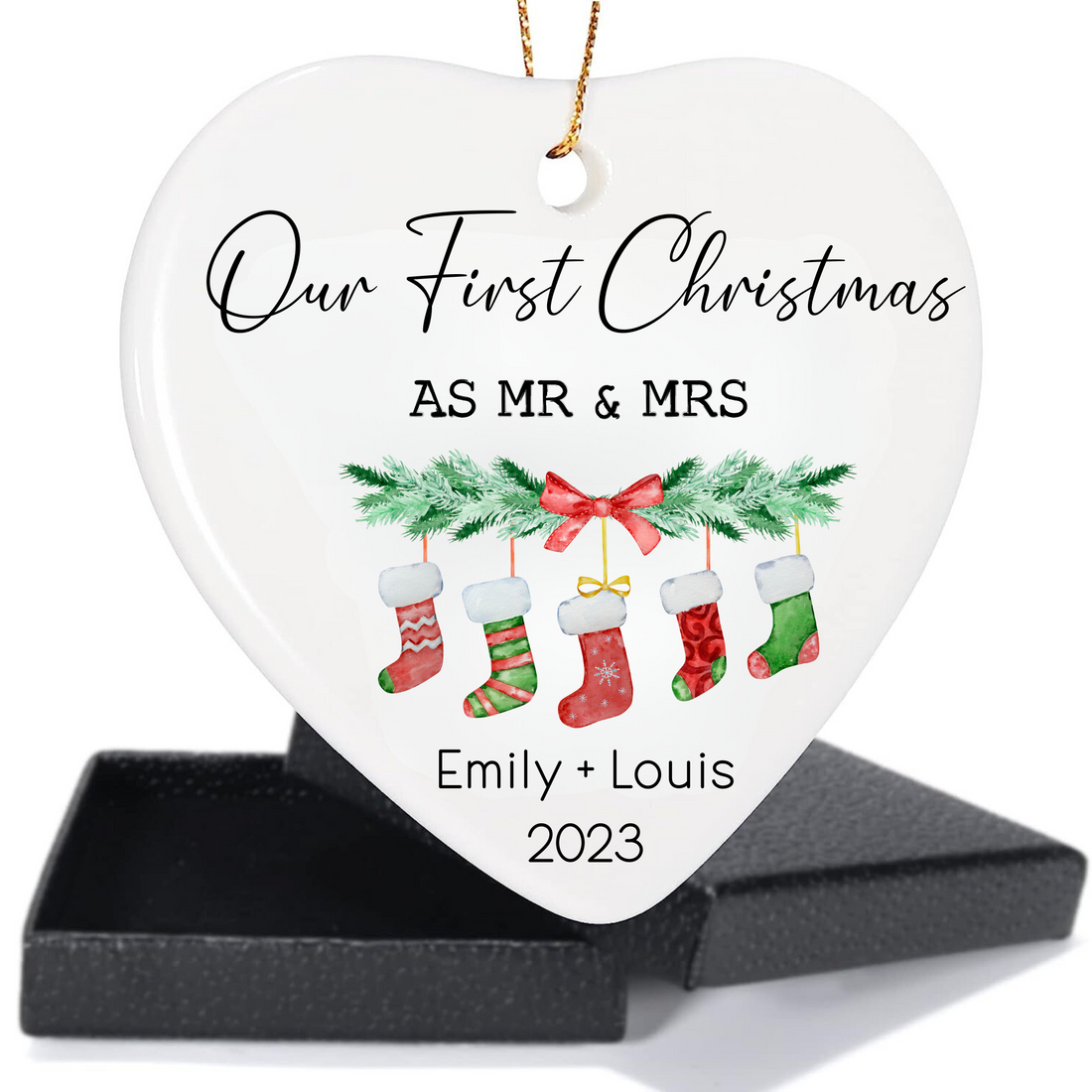 Our First Christmas As Mr & Mrs Ornament