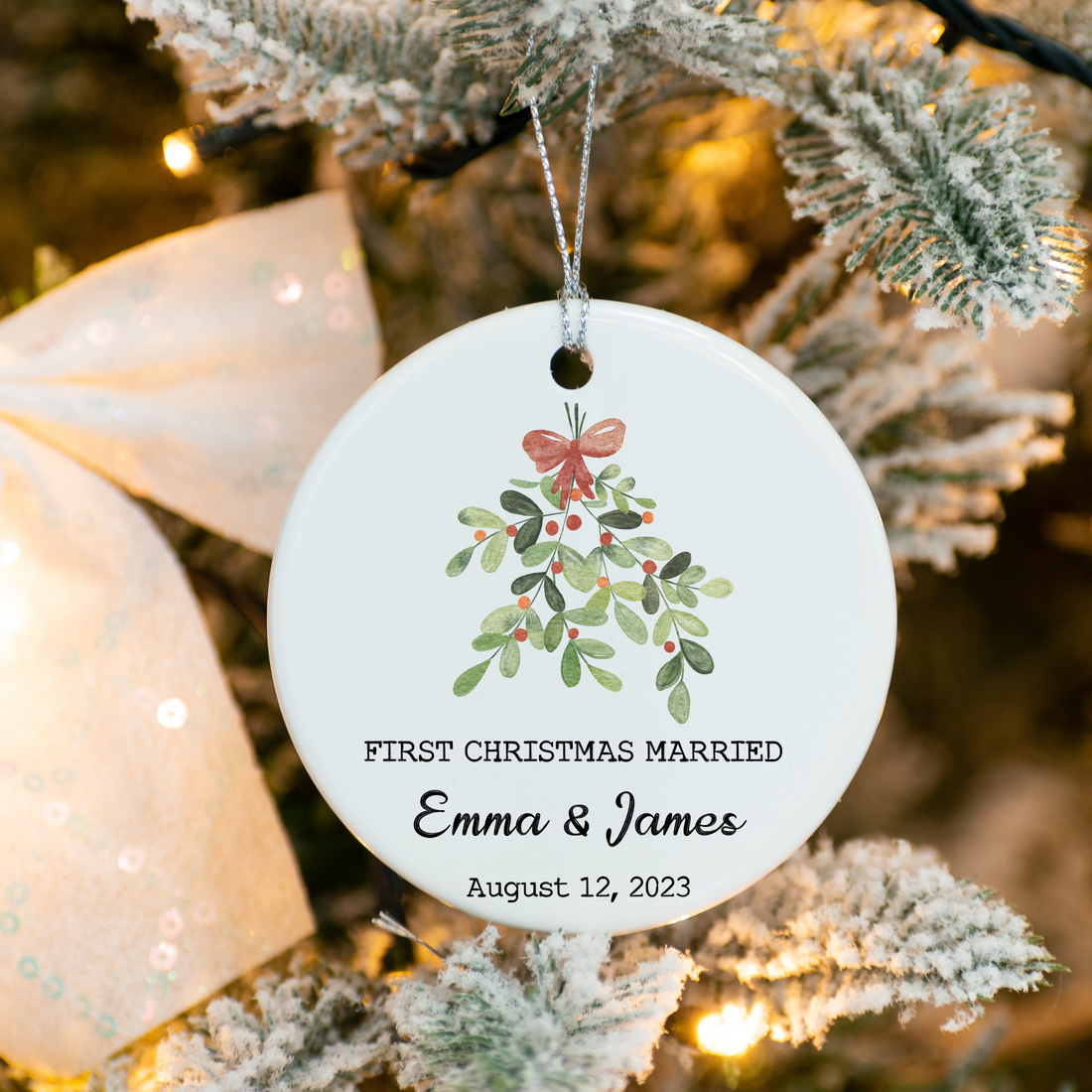 First Christmas Married Ornament