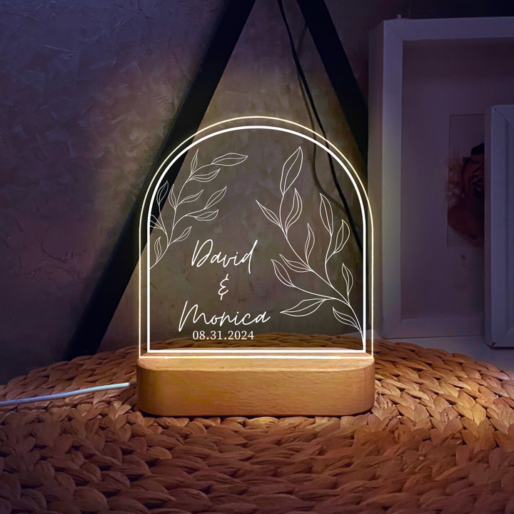 Perfect Memory Gift for Couples Night Light