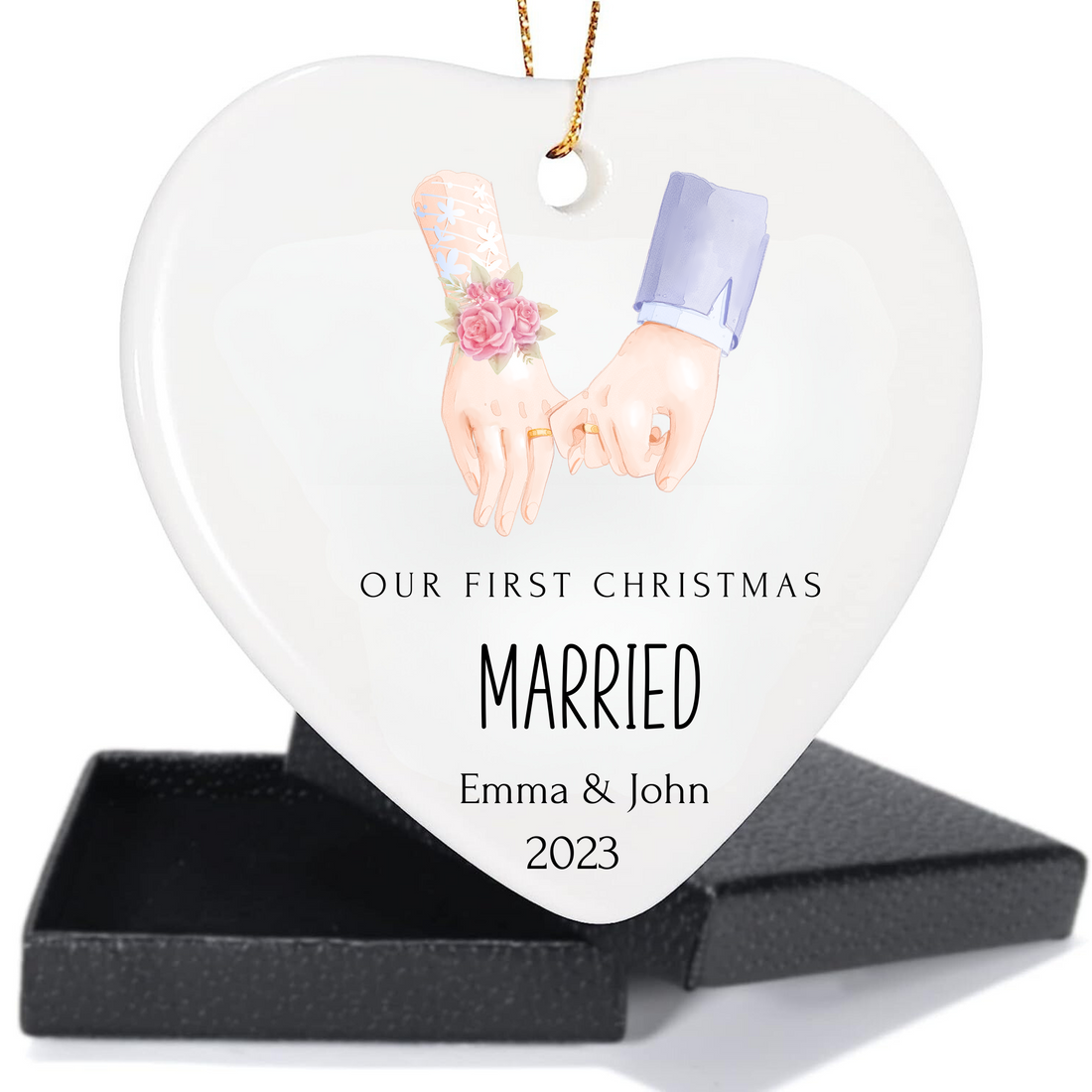 Our First Christmas Married Ornament