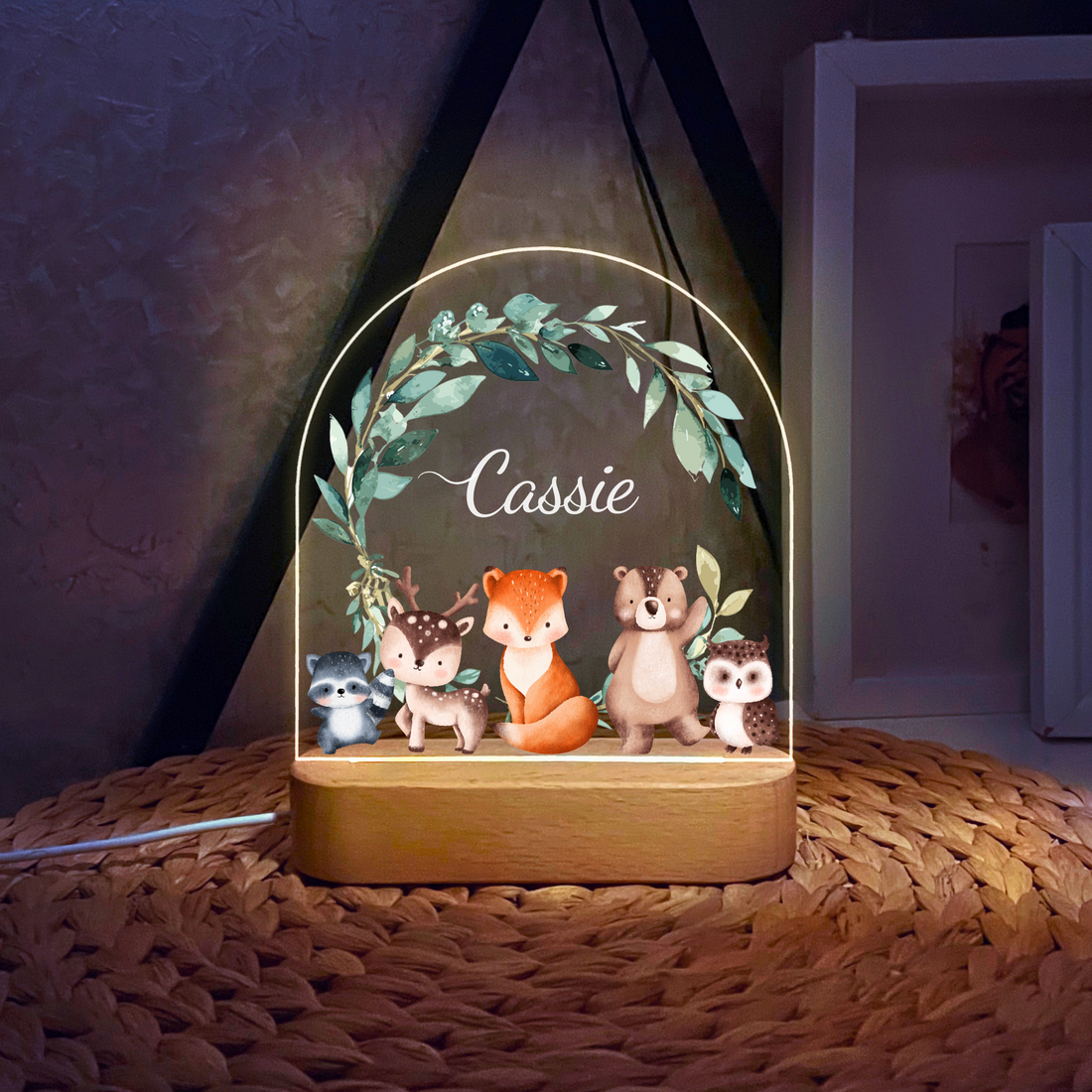 Jungle Safari Friends Night Light