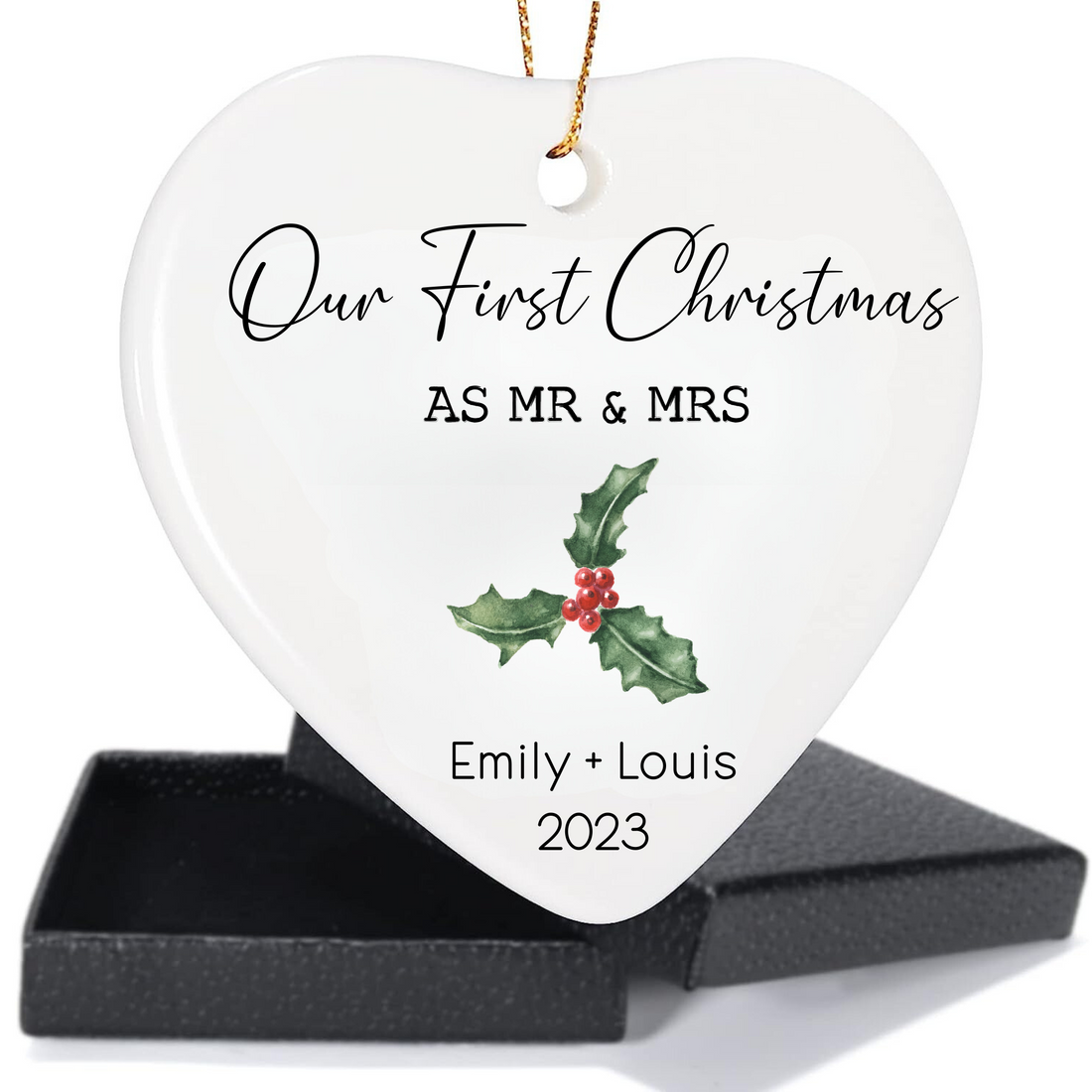 Our First Christmas As Mr & Mrs Ornament