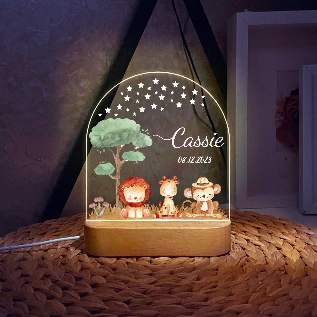 Baby and Kids Name Night Light