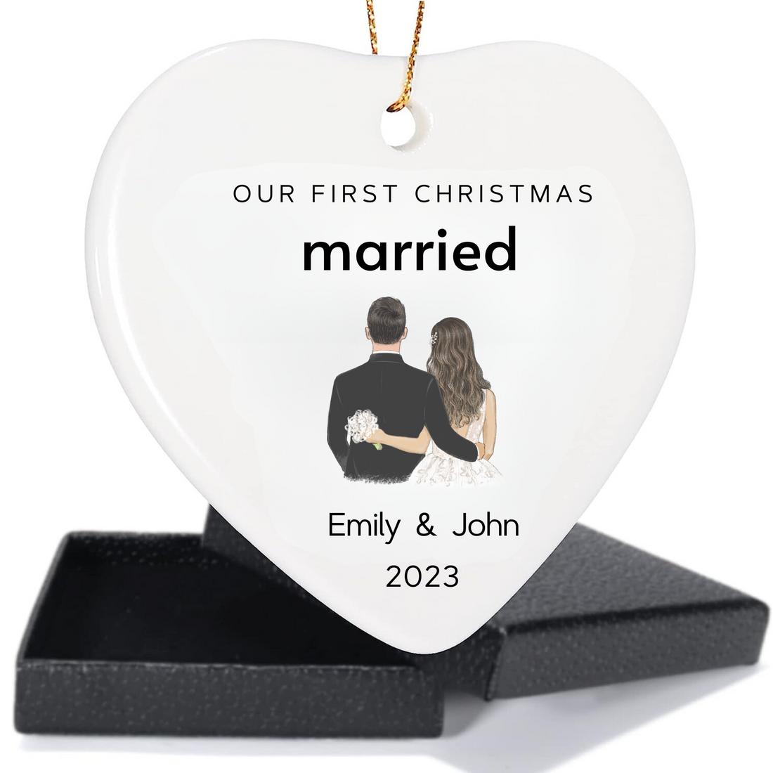 Our First Christmas Married Ornament