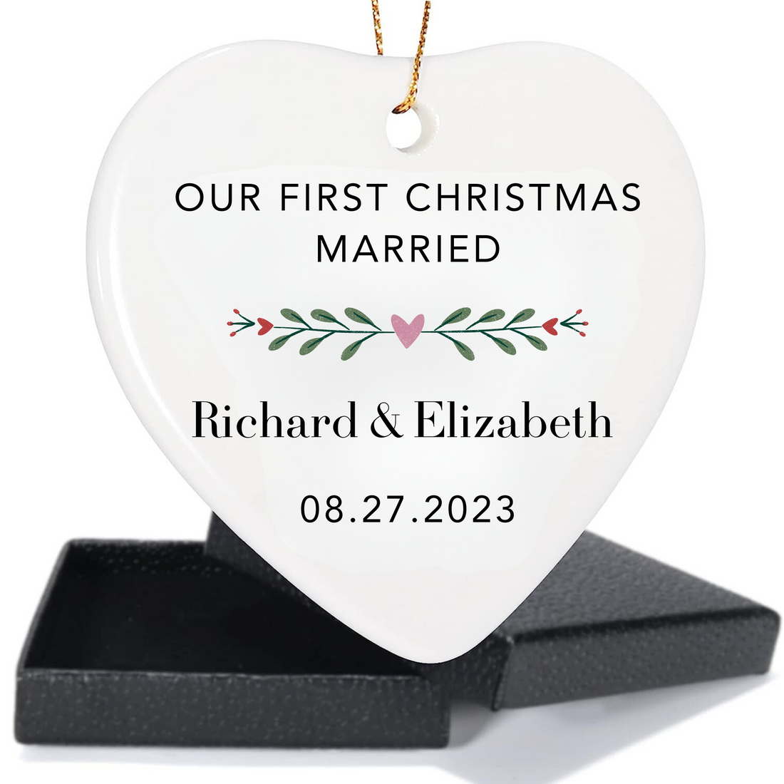 Our First Christmas Married Ornament