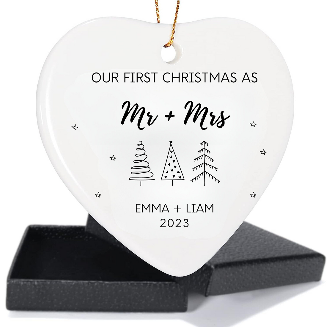 Our First Christmas As Mr & Mrs Ornament