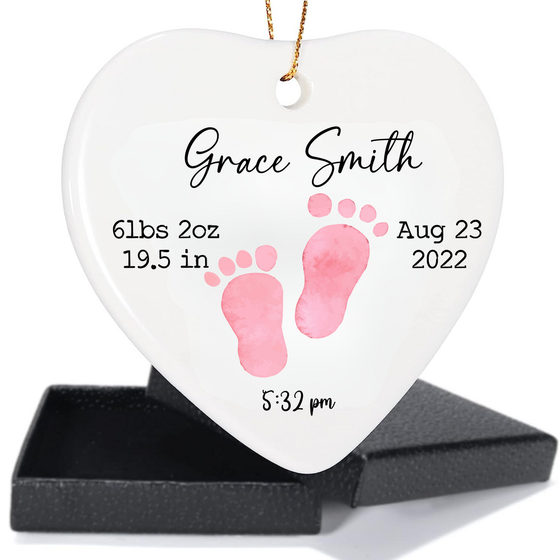 Baby's Birth Stats Ornament