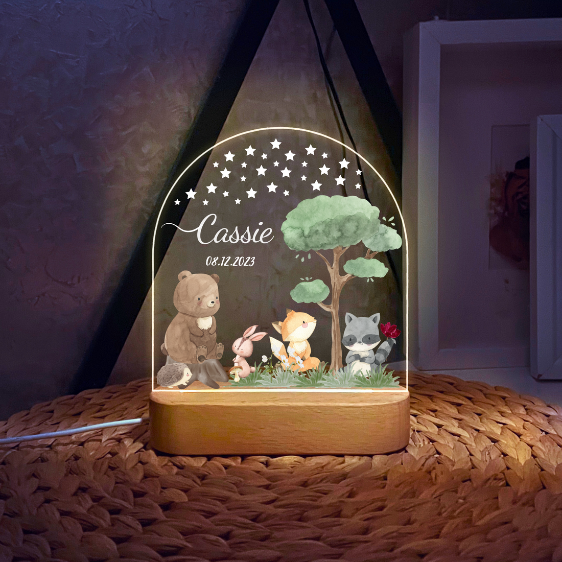 Baby and Kids Name Night Light