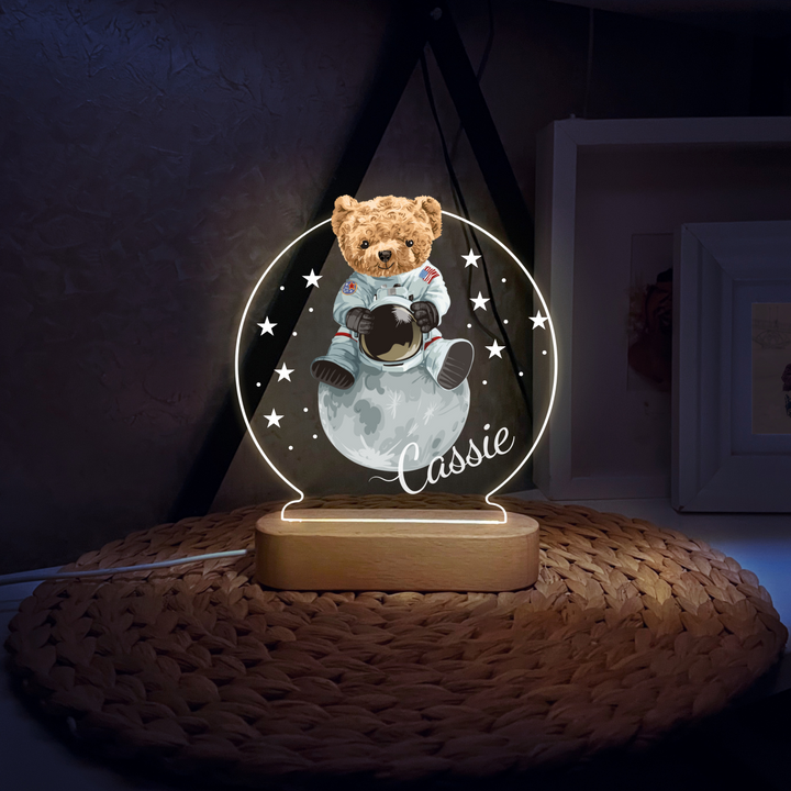 Bear on Moon Night Light & LED Lamp