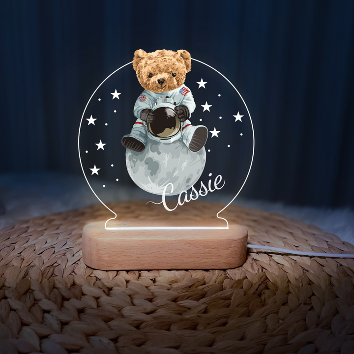 Bear on Moon Night Light & LED Lamp